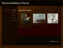 Tablet Screenshot of mariakz.com